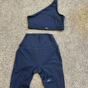 SET Active Dark Blue Leggings
